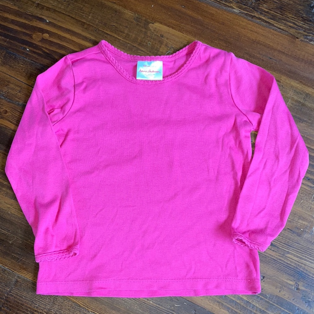 Pink Hanna Andersson long sleeve shirt size 4 (100 cm Euro)